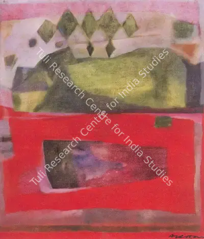 Achutan Kudallur (Artist), Untitled, 1970, Painting