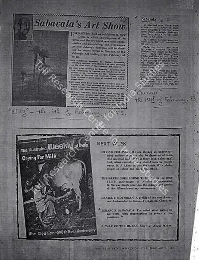 Untitled, 1973, Newspaper Clipping