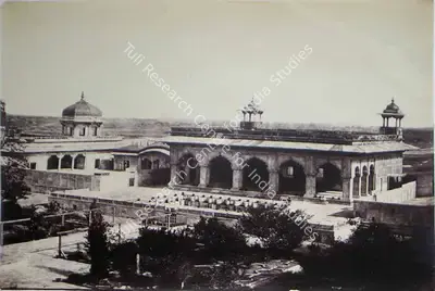 Dr. John Murray (Photographer), Interior view of Agra Fort, 1858, Antiquarian Photograph