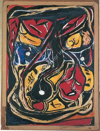 K.H. Ara (Artist), Still Life, 1945, Painting