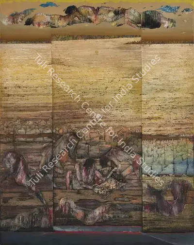 Dharmendra Rathore (Artist), After War, 1991, Painting