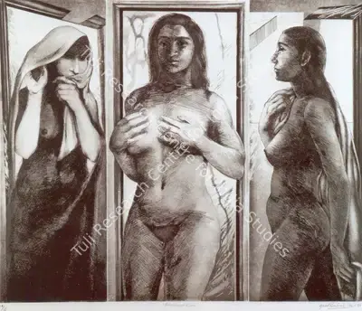 Anupam Sud (Artist), Emancipation, 1988, Graphic Art