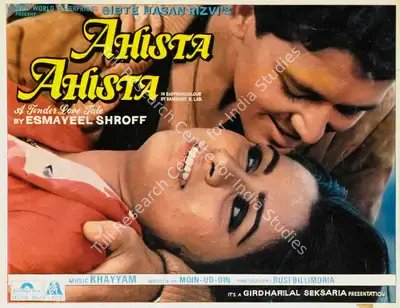 Sibte Hasaan Rizvi (Producer), Ahista Ahista, 1981, Song-Synopsis Booklet