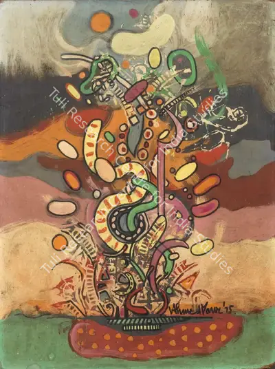 Ahmed Parvez (Artist), Untitled, 1975, Painting