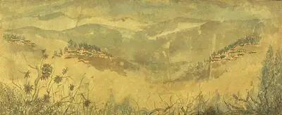 Gaganendranath Tagore (Artist), Darjeeling Landscape Series, 1921, Painting