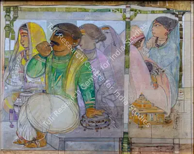 Ramananda Bandopadhyay (Artist), Untitled, Painting