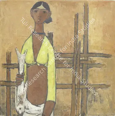 B. Prabha (Artist), Day's Catch, 1961, Painting