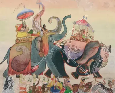 Jehangir Sabavala (Artist), The Festival, 1945, Painting