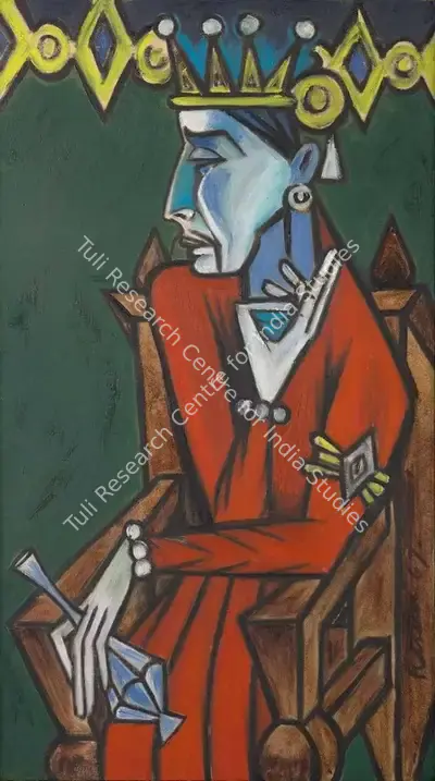 A.A. Raiba (Artist), Dummy King, 1967, Painting