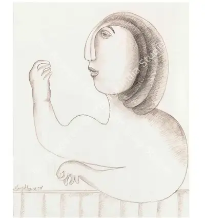 Manjit Bawa (Artist), Untitled, 1997, Drawing