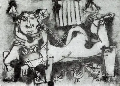 M. Senathipathi (Artist), Woman, 1972, Painting