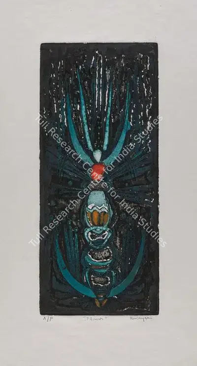 Devayani Krishna (Artist), Flower, Graphic Art