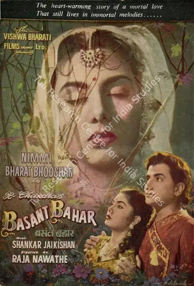 R. Chandra (Producer), Basant Bahar, 1956, Song-Synopsis Booklet