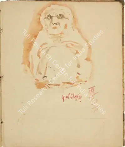 Abanindranath Tagore (Artist), Darshanee Buri, Drawing