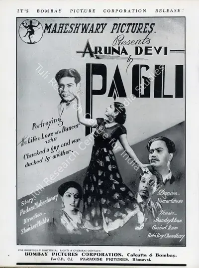 Shankar Mehta (Director), Pagli, 1943, Advertisement