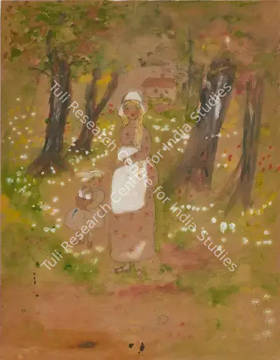 Amrita Sher-Gil (Artist), Untitled, 1923, Painting