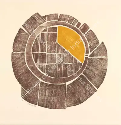 Zarina Hashmi (Artist), Untitled, 1969, Print