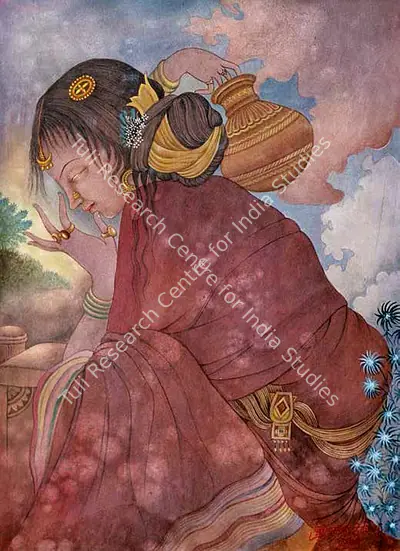 Sarada Ukil (Artist), Surer Parash (Lyrical Touch), 1929, Painting