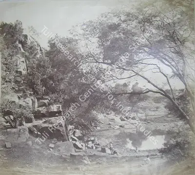 Felice Beato (Photographer), The Crow's nest Battery, Delhi, Antiquarian Photograph