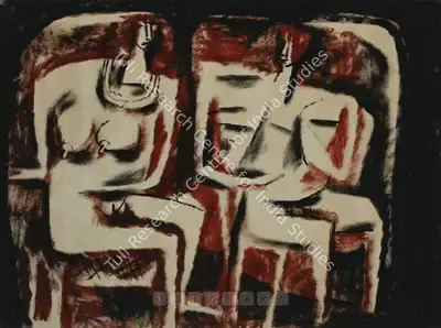 K. Laxma Goud (Artist), Untitled, 1967, Painting
