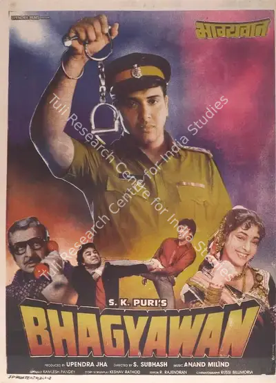 Upendra Jha (Producer), Bhagyawan, 1993, Full Sheet Poster