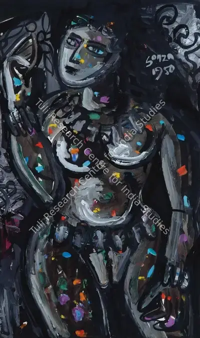 F.N. Souza (Artist), Untitled, 1950, Painting