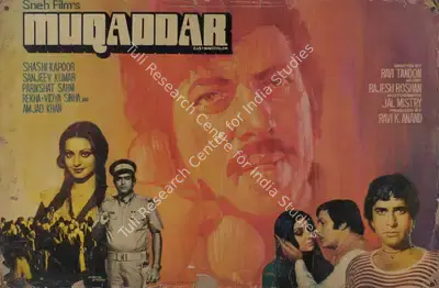 Ravi K. Anand (Producer), Muqaddar, 1978, Lobby Card