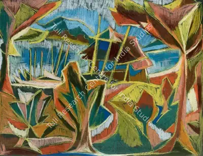 Chittaprosad (Artist), Untitled, 1959, Painting