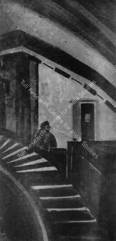 Gaganendranath Tagore (Artist), The Stairs, Painting