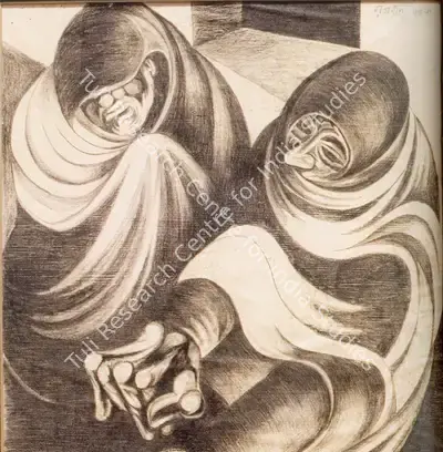 Satish Gujral (Artist), Untitled, 1949, Painting