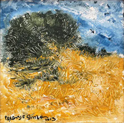 Paramjit Singh (Artist), Landscape, 2013, Painting