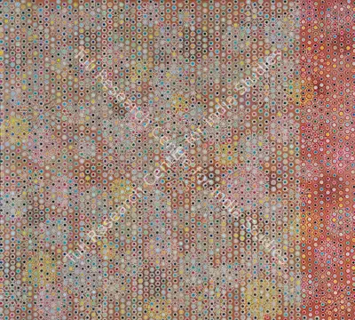 Kher, Bharti (Artist). Border In Red, 2009 | Collage, Ch.Lon/11.06.12, 2009