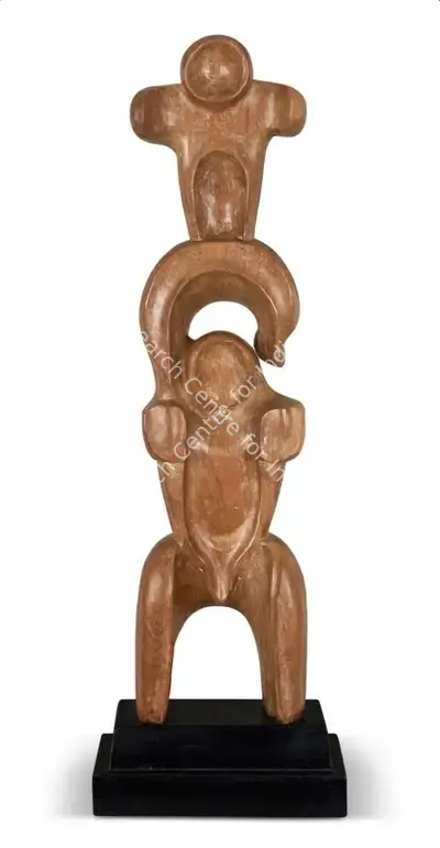 Appukuttan K. Achary (Artist), Untitled (Mother & Child), 1983, Sculpture