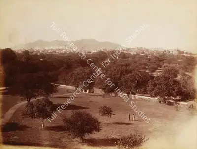 Lala Deen Dayal (Photographer), General view of city from the Residency Odeypur, 1890, Antiquarian Photograph