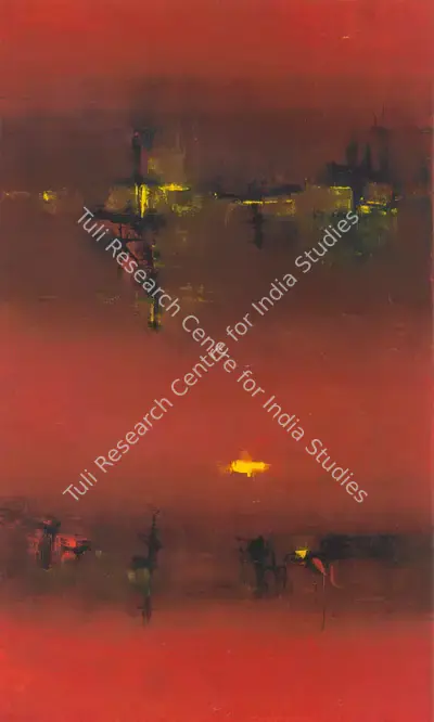Gaitonde, V.S. (Artist). Untitled, n.d. | Painting, Ch.NeY/17.09.03