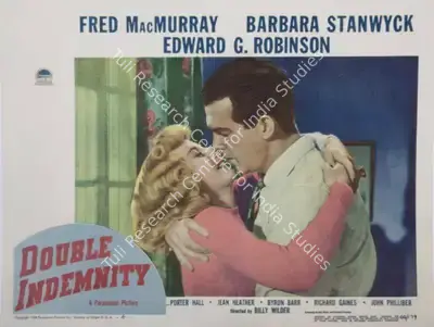 Billy Wilder (Director), Double Indemnity, 1944, Lobby Card