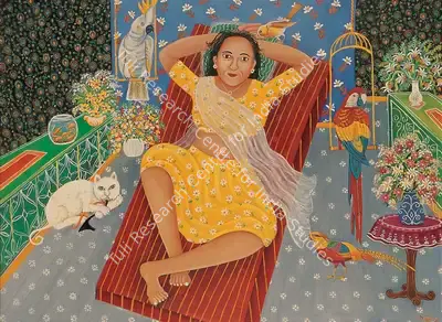 Nayanaa Kanodia (Artist), My Pets (Home 200), 2003, Painting