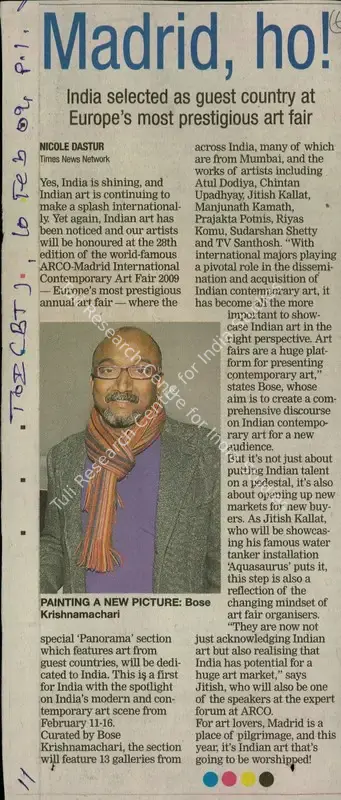 Madrid, Ho!, 2004, Newspaper Clipping