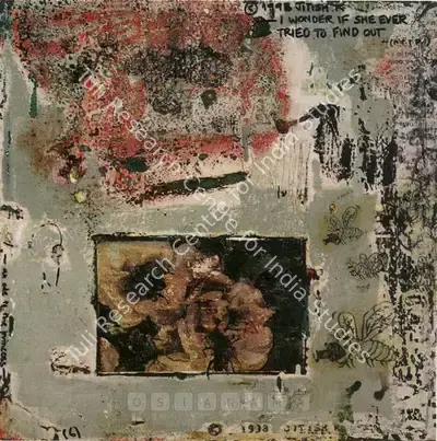 Jitish Kallat (Artist), I Wonder If She Ever Tried To Find Out, 1998, Painting