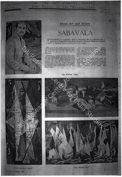Sabavala, 1964, Newspaper Clipping