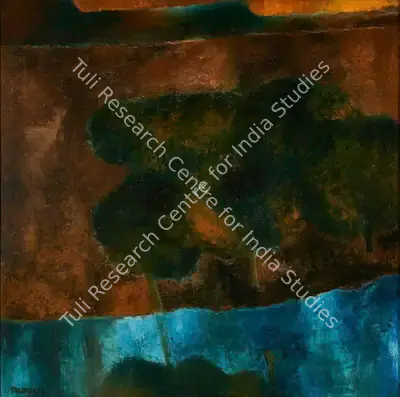 Akbar Padamsee (Artist), Metascape, 1971, Painting