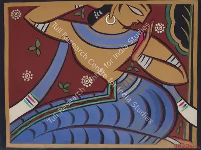 Jamini Roy (Artist), Untitled, 1950, Painting