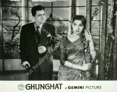 Ramanand Sagar (Producer), Ghungat, 1960, Lobby Card