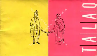 Mahesh Kaul (Director), Talaq, 1958, Song-Synopsis Booklet