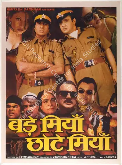 Vashu Bhagnani (Producer), Bade Miyan Chote Miyan, 1998, Full Sheet Poster