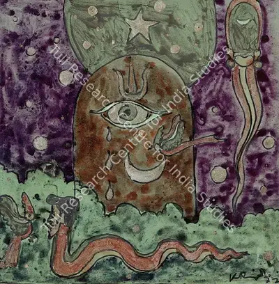 Ramanujam, K. (Artist). Untitled, c.1970s | Painting, Sa.Mum/06.04.22, 2022 · Saffronart