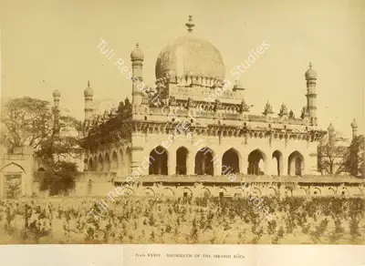 Colonel Thomas Biggs (Photographer), Mausoleum of the Ibrahim Roza, Bijapur, Antiquarian Photograph