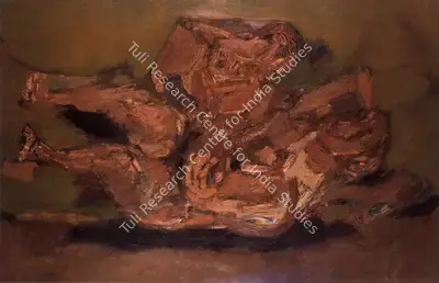 Tyeb Mehta (Artist), Situation, 1963, Painting