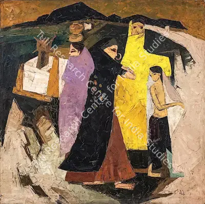 N.S. Bendre (Artist), Untitled, 1962, Painting