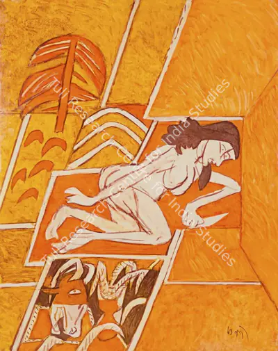Subramanyan, K.G. (Artist). Untitled, 2014 | Painting, AG.Mum/24.11.25, 2025 · Asta Guru